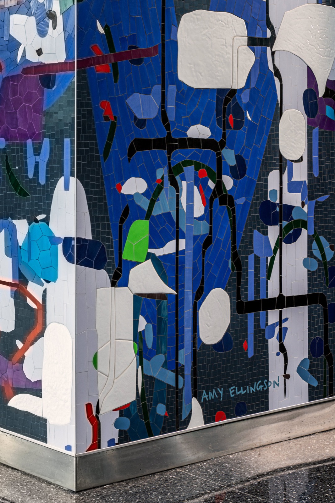 Large Variation: Blue, detail