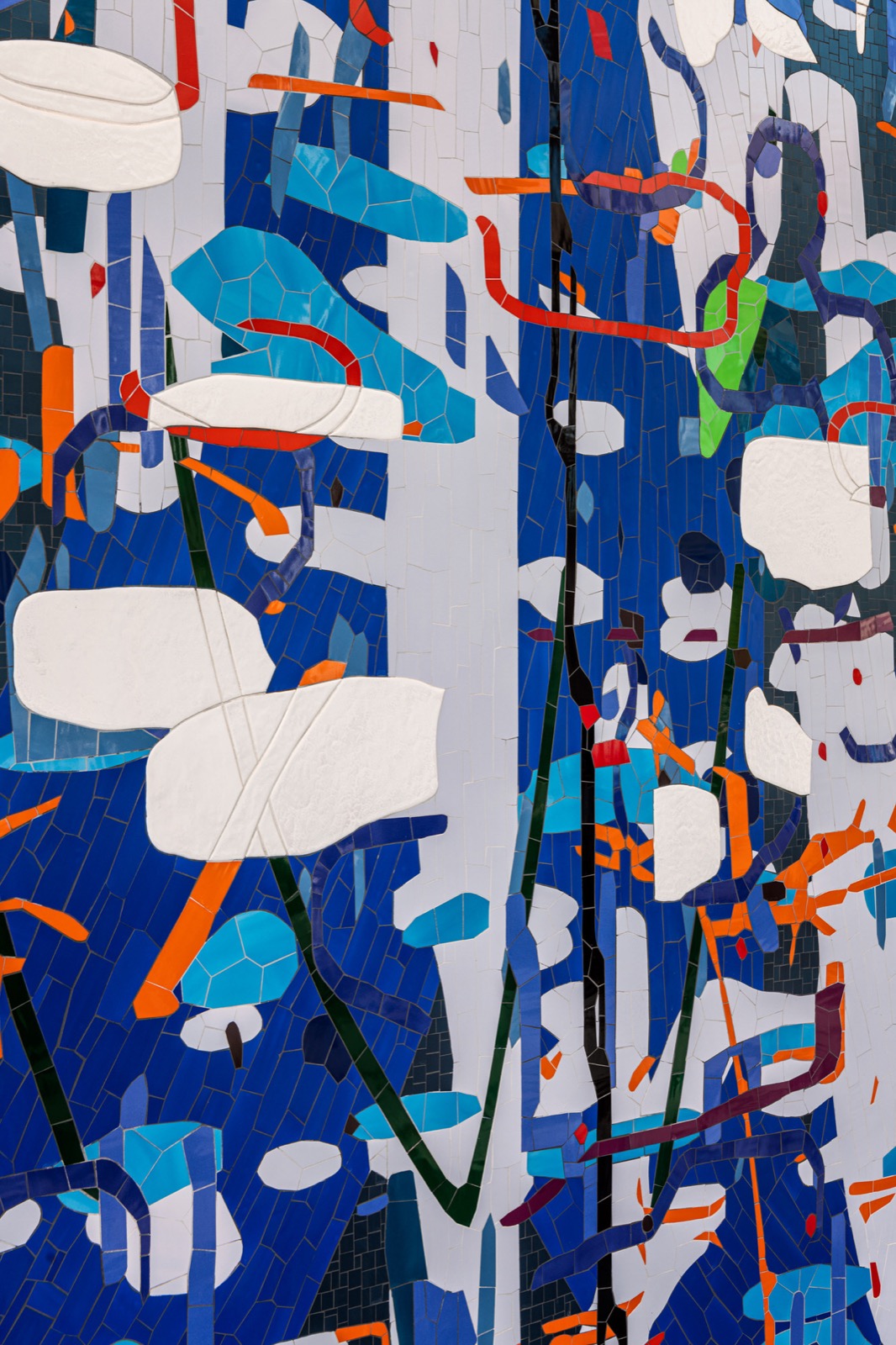 Large Variation: Blue, detail
