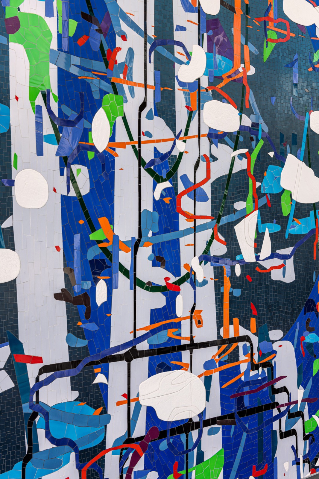 Large Variation: Blue, detail