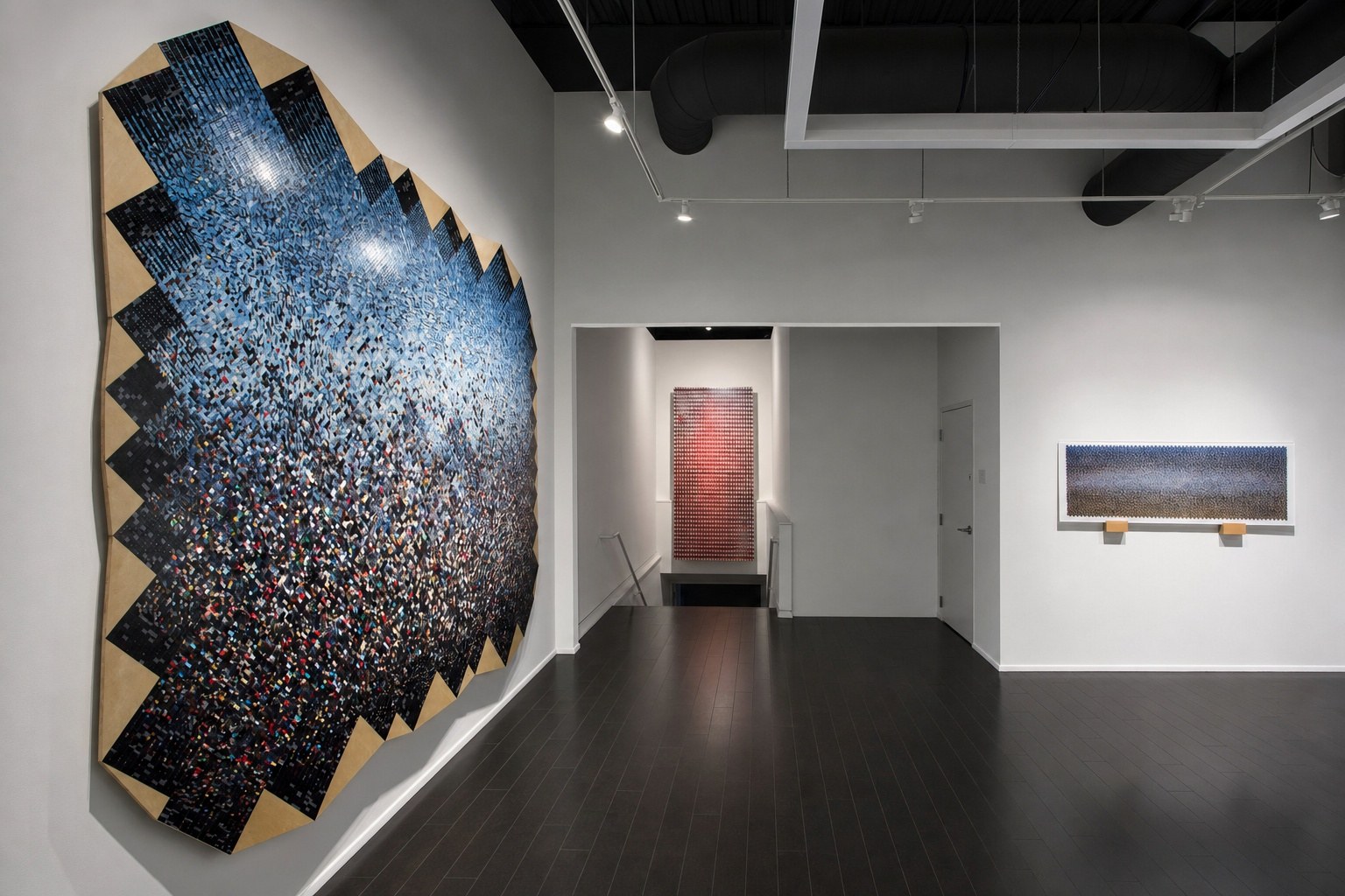 Cuts and Splits — installation view, Eli Ridgway Gallery, San Francisco, 2013