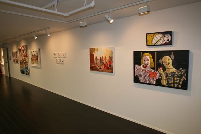Dark Americana — installation view, Eli Ridgway Gallery, San Francisco, 2009