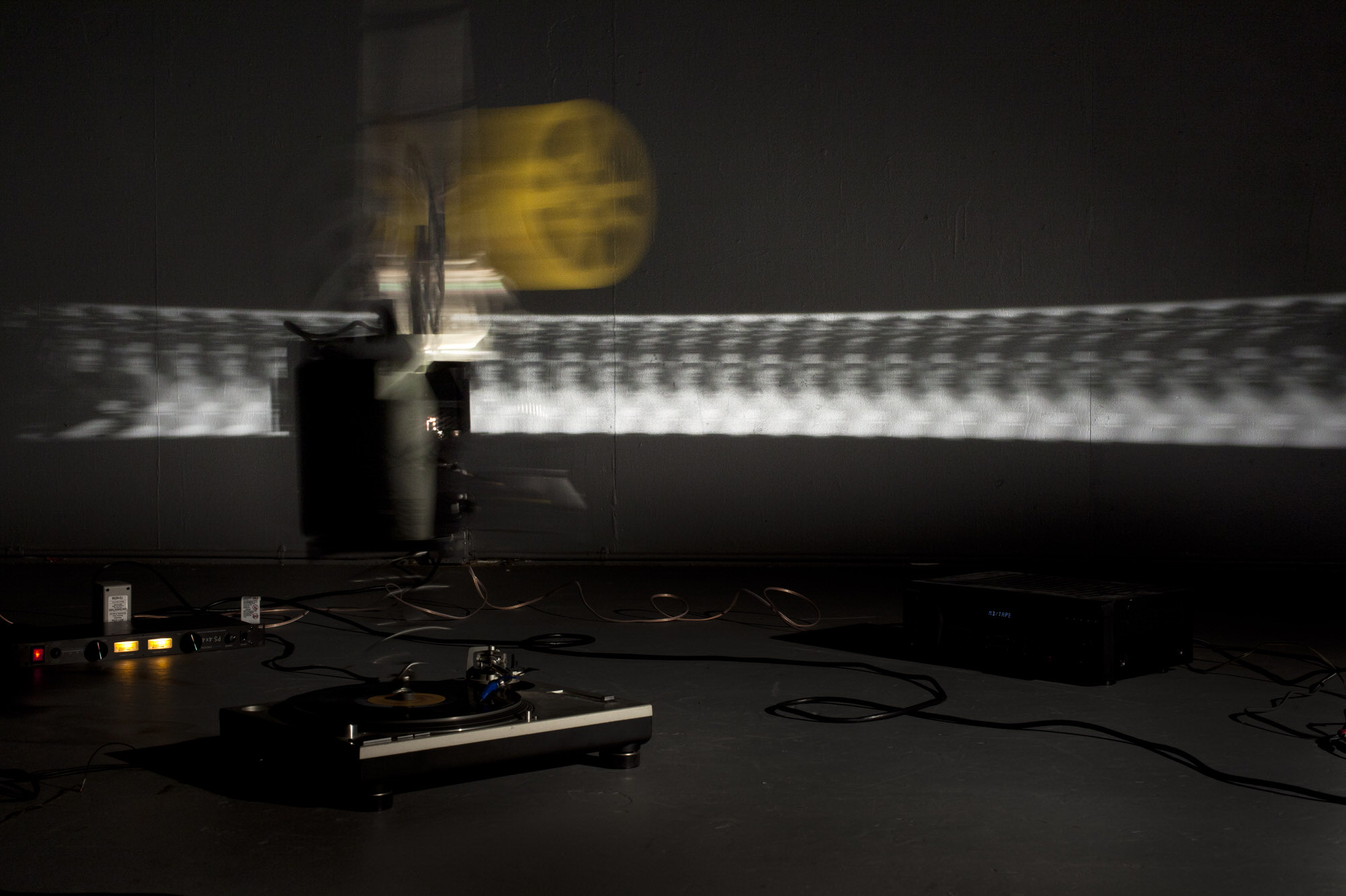 Mauricio Ancalmo — Lux vs. Lumen — installation view of A Lover's Discourse