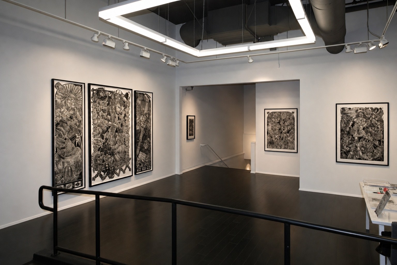 Tom Huck — The Transformation of Brandy Baghead, installation view, Eli Ridgway Gallery, San Francisco, 2009